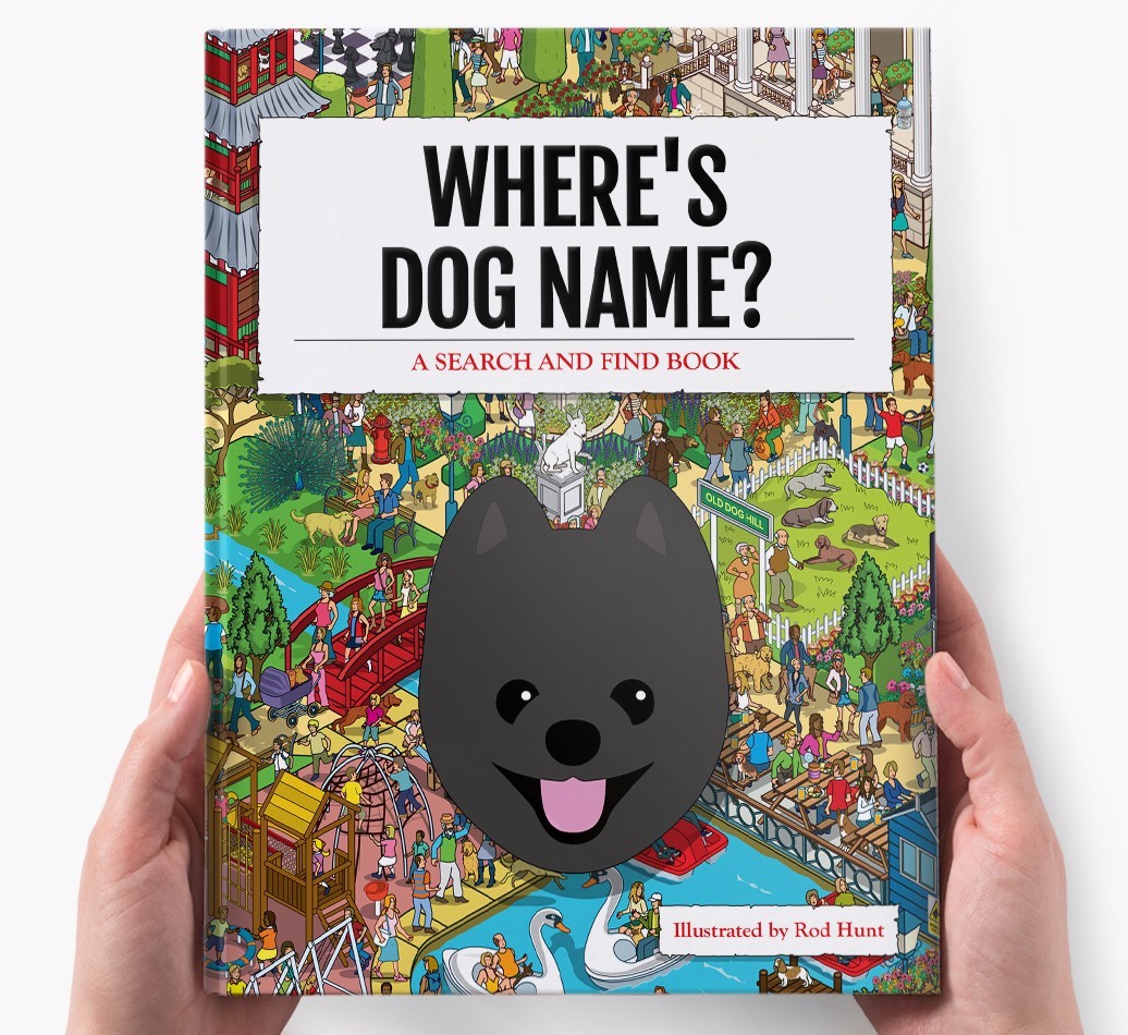 Personalised Where's {dogsName} Book