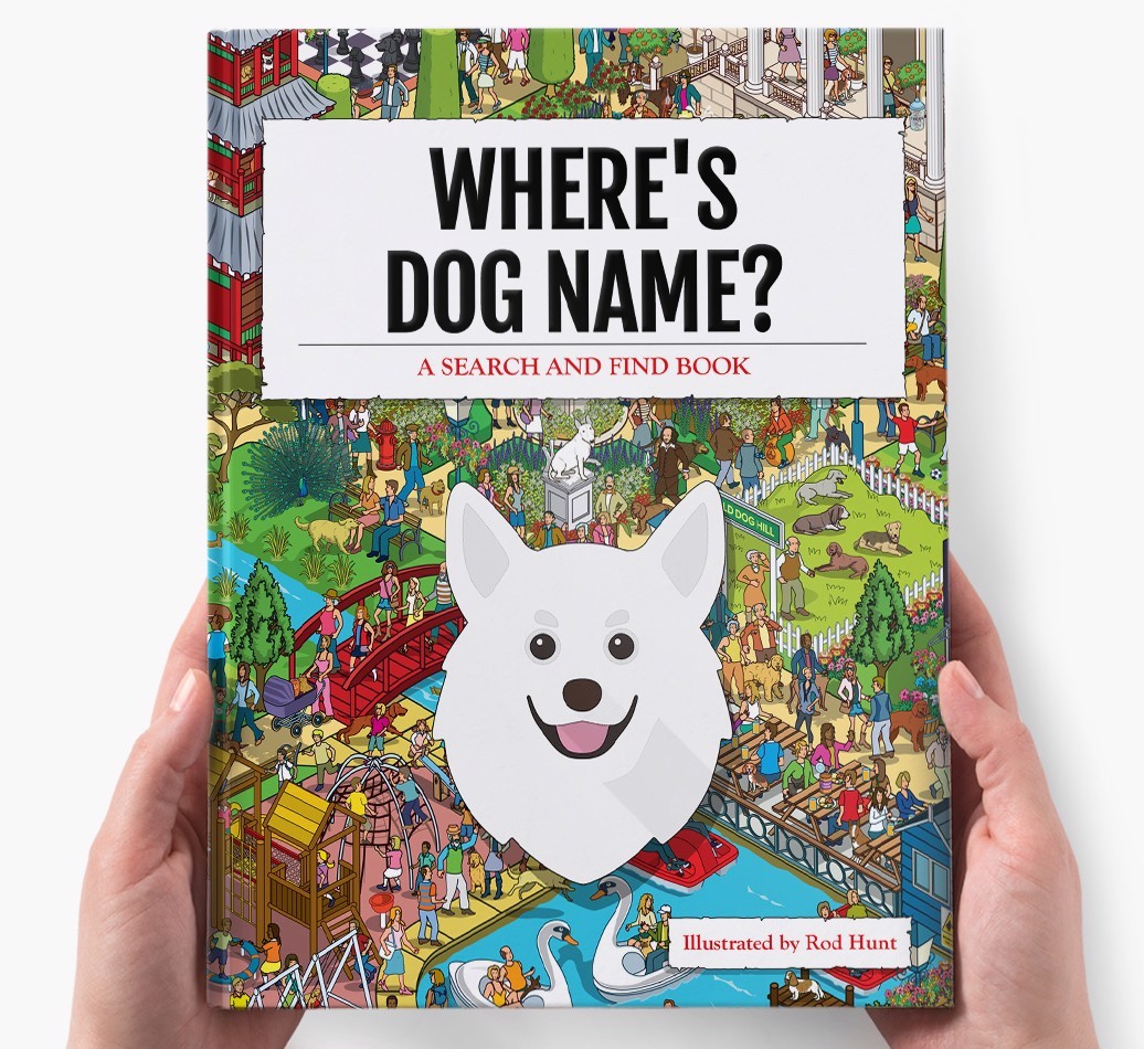 Personalised Where's {dogsName} Book