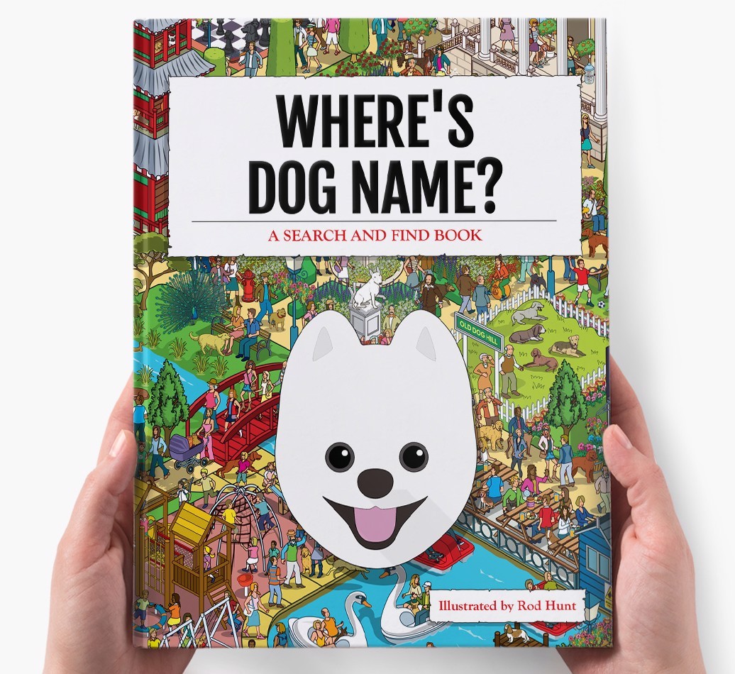 Personalised Where's {dogsName} Book