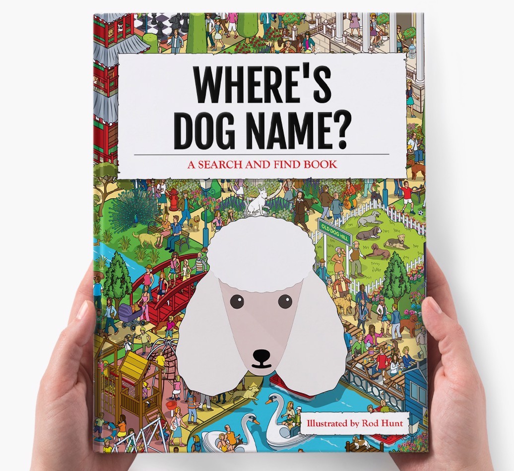 Personalised Where's {dogsName} Book