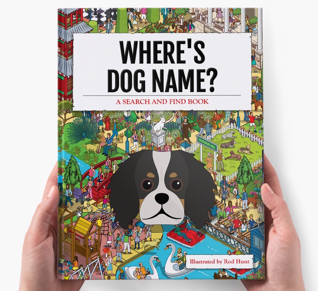Personalised Where's {dogsName} Book