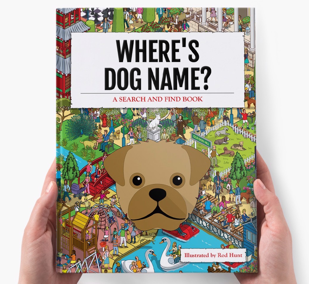 Personalised Where's {dogsName} Book