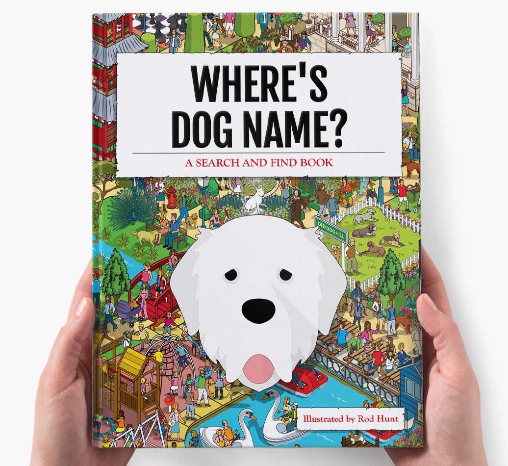 Personalised Where's {dogsName} Book