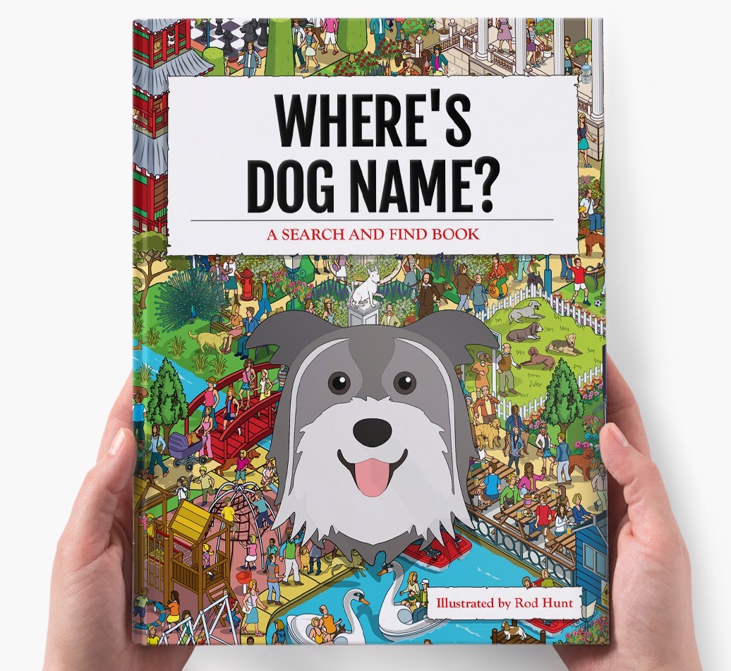 Personalised Where's {dogsName} Book