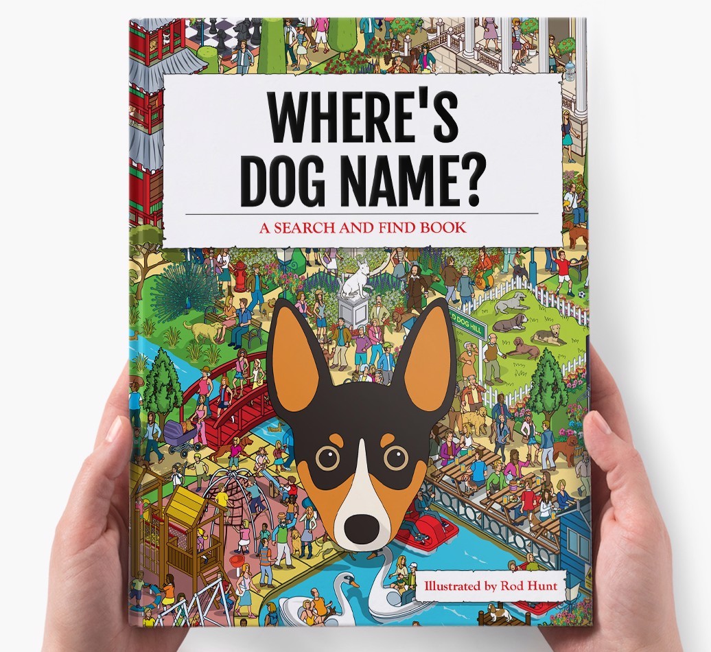 Personalised Where's {dogsName} Book
