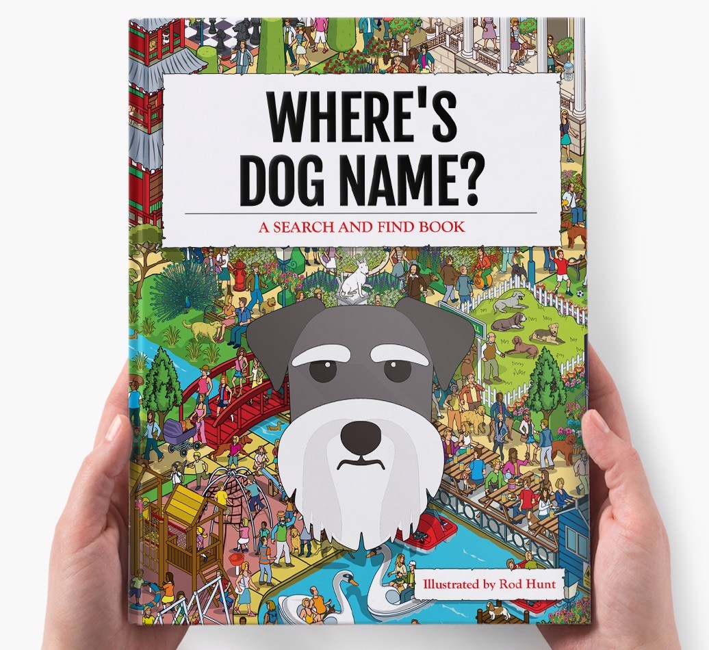 Personalised Where's {dogsName} Book