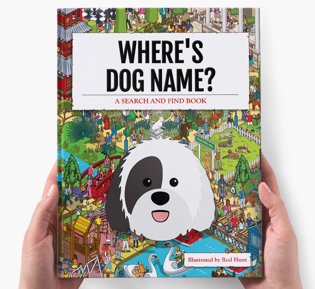 Personalised Where's {dogsName} Book