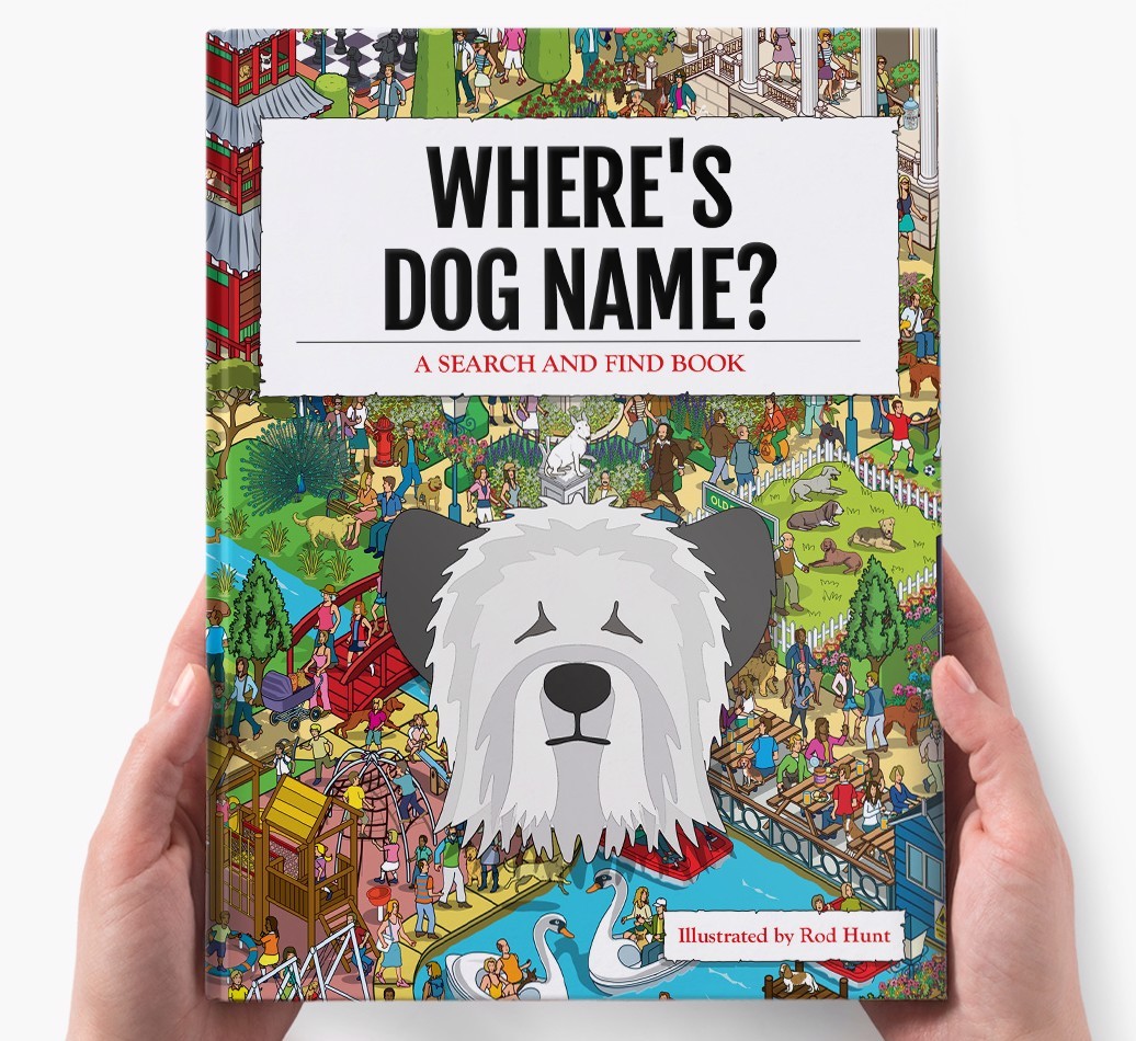 Personalised Where's {dogsName} Book