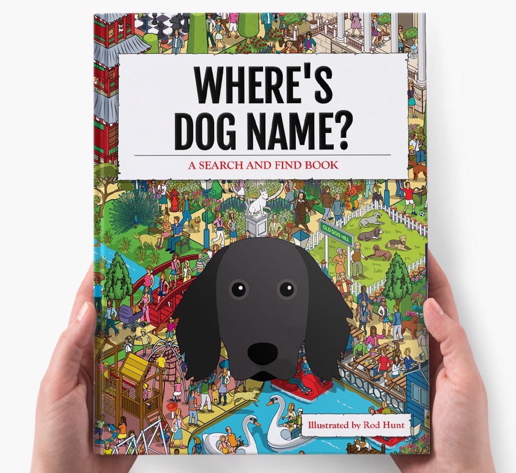Personalised Where's {dogsName} Book