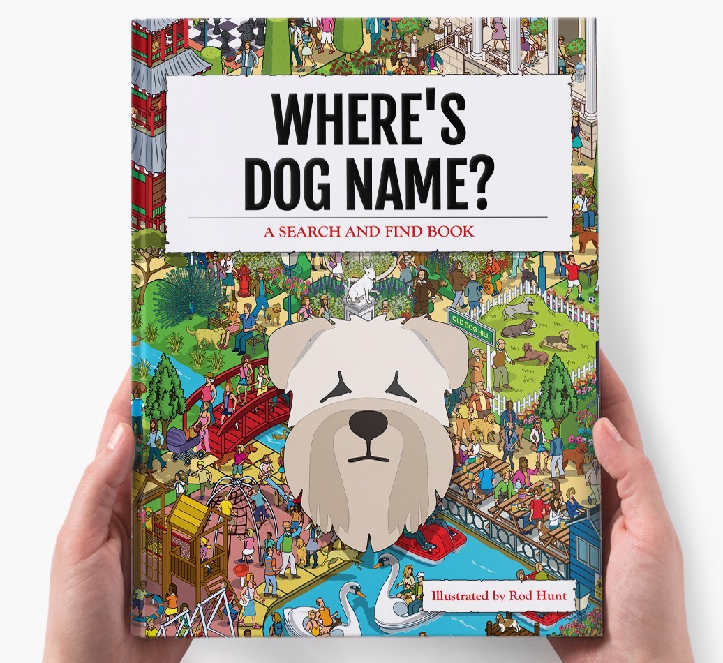 Personalised Where's {dogsName} Book