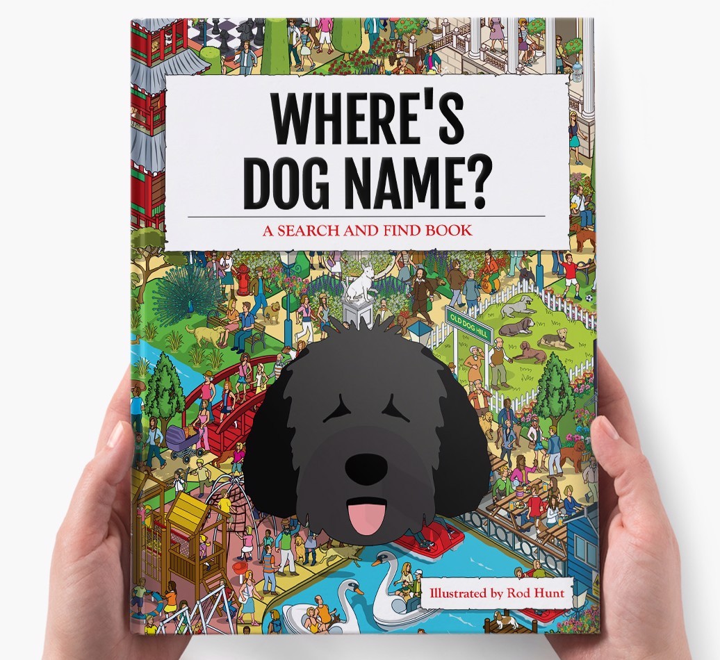 Personalised Where's {dogsName} Book