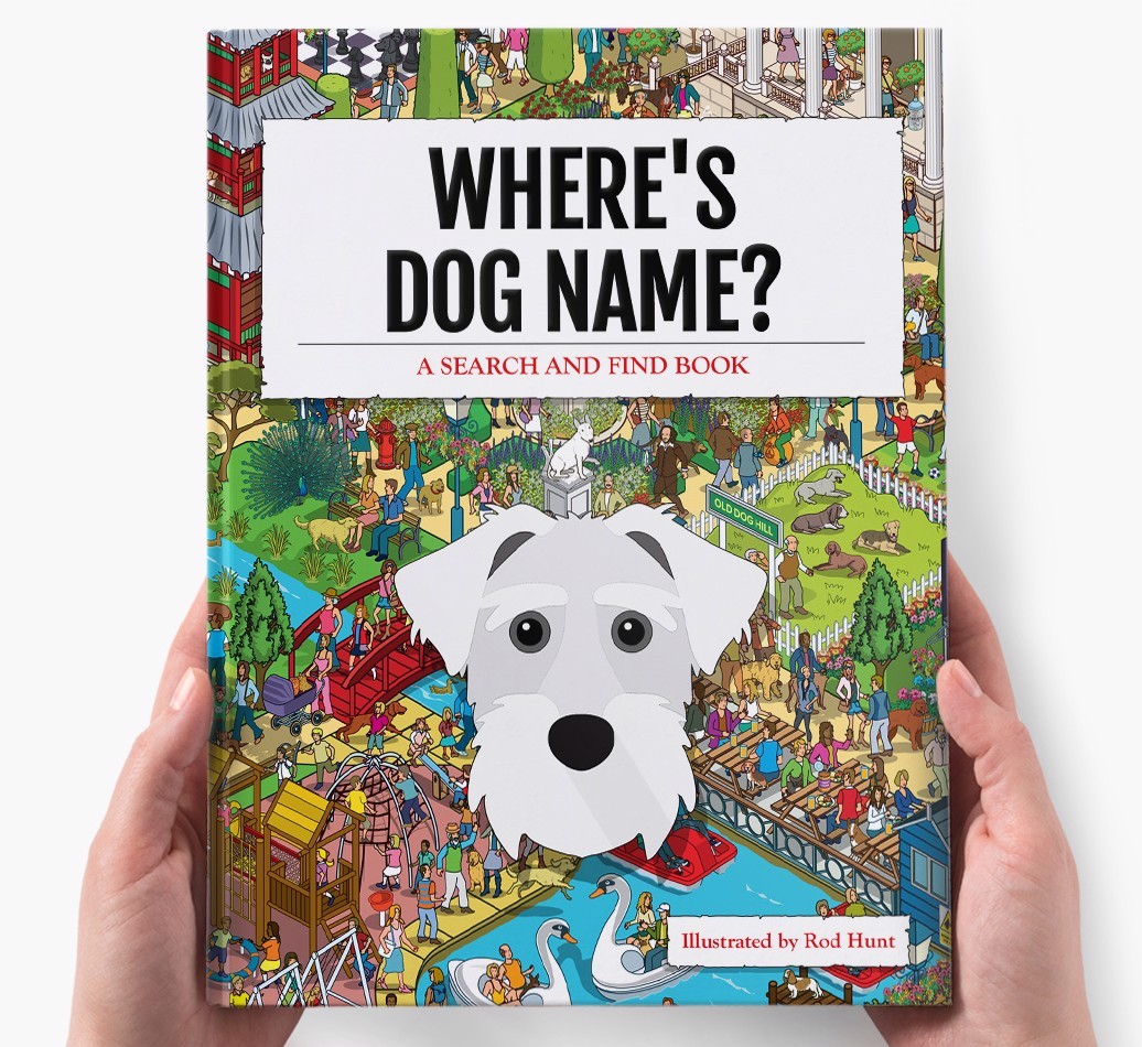 Personalised Where's {dogsName} Book