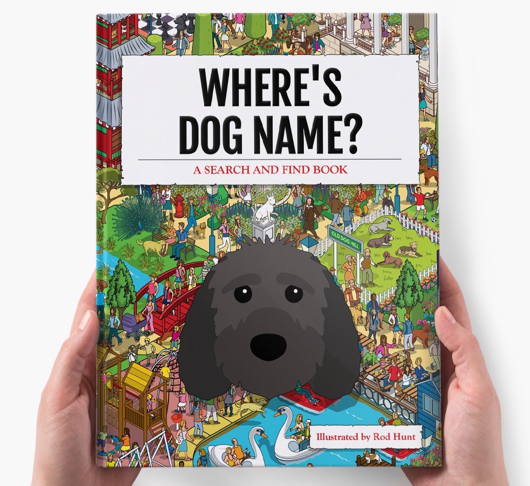Personalised Where's {dogsName} Book