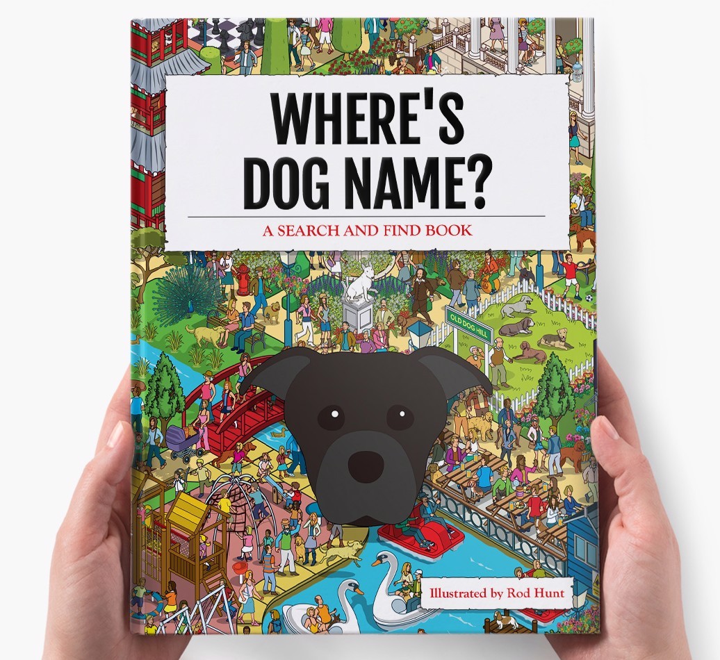 Personalised Where's {dogsName} Book