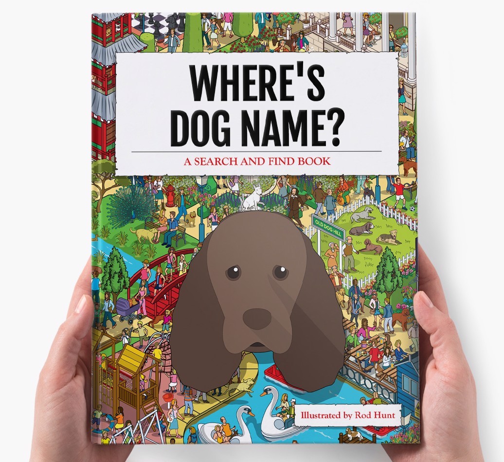 Personalised Where's {dogsName} Book