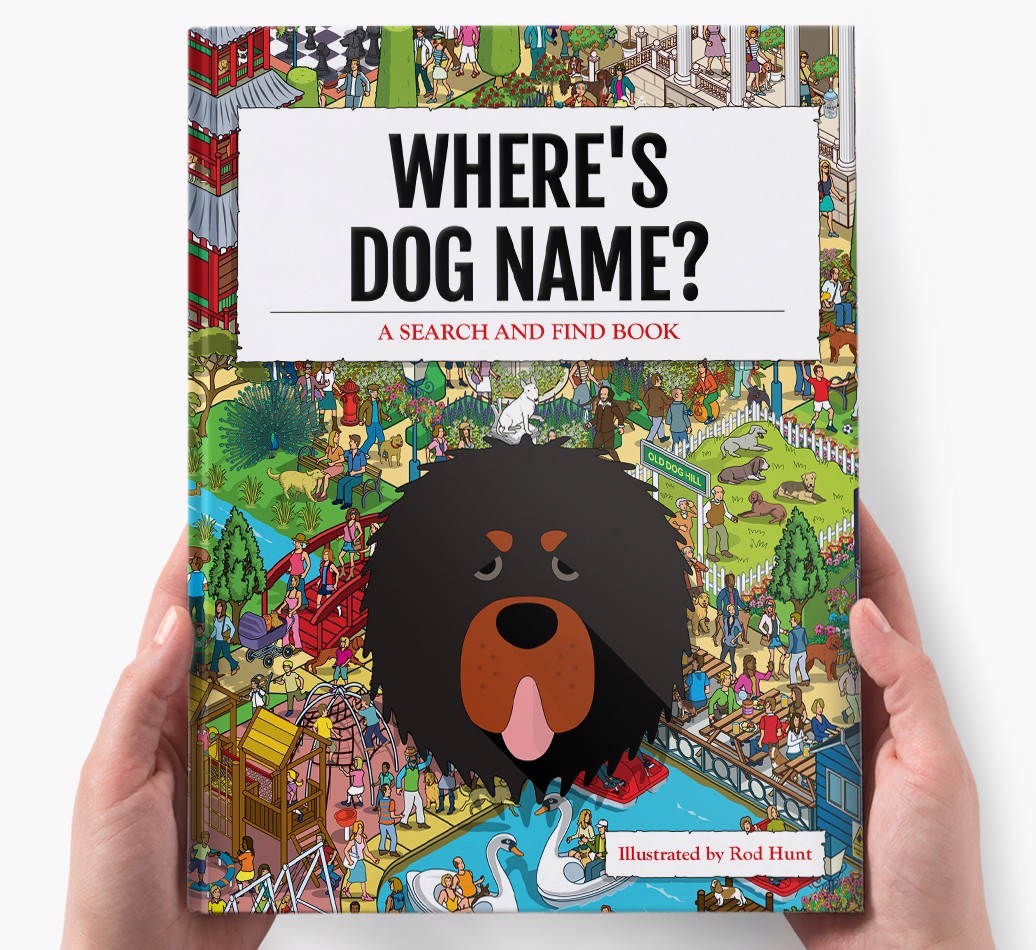 Personalised Where's {dogsName} Book