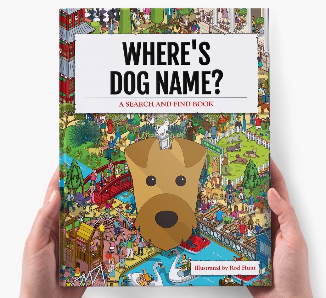 Personalised Where's {dogsName} Book