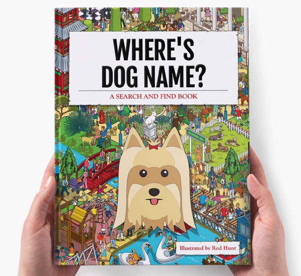 Personalised Where's {dogsName} Book