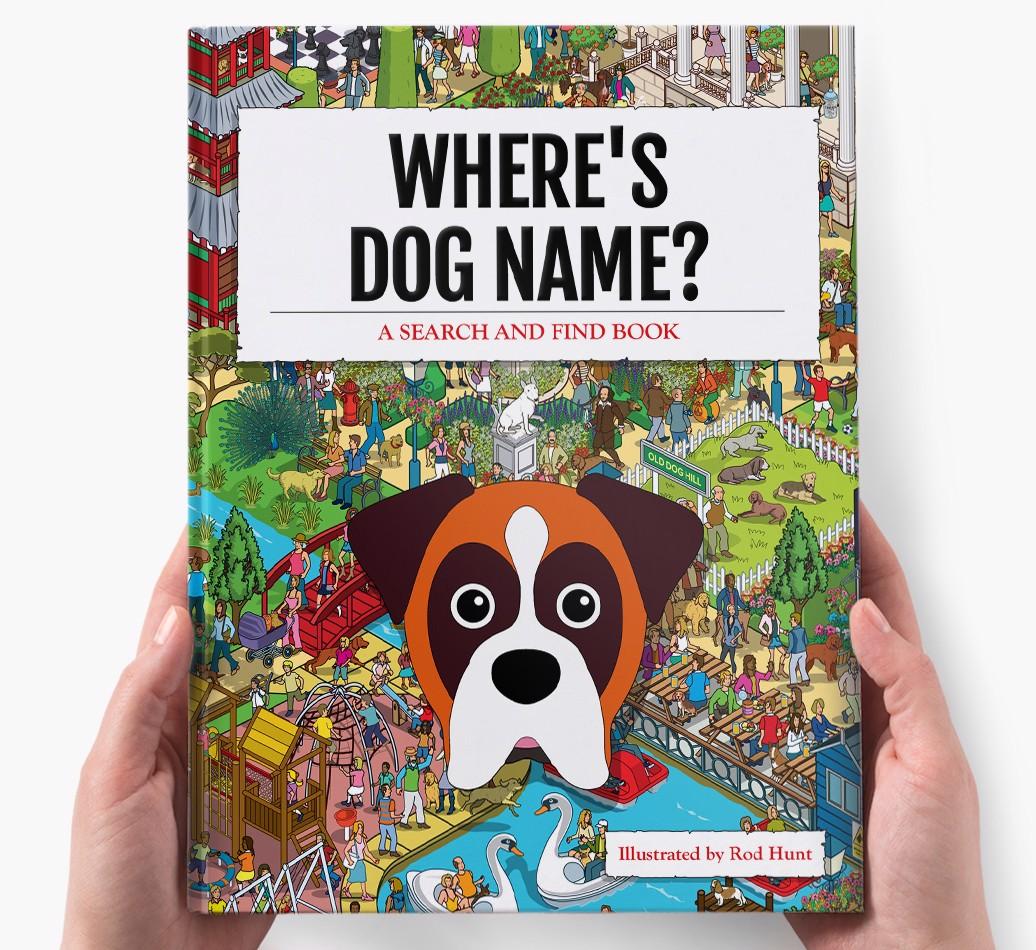 Personalised Where's {dogsName} Book