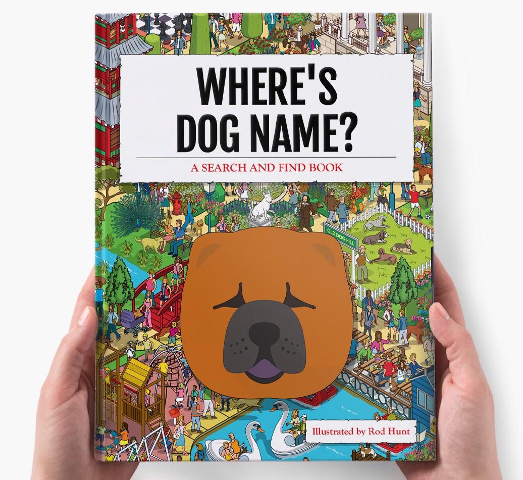 Personalised Where's {dogsName} Book
