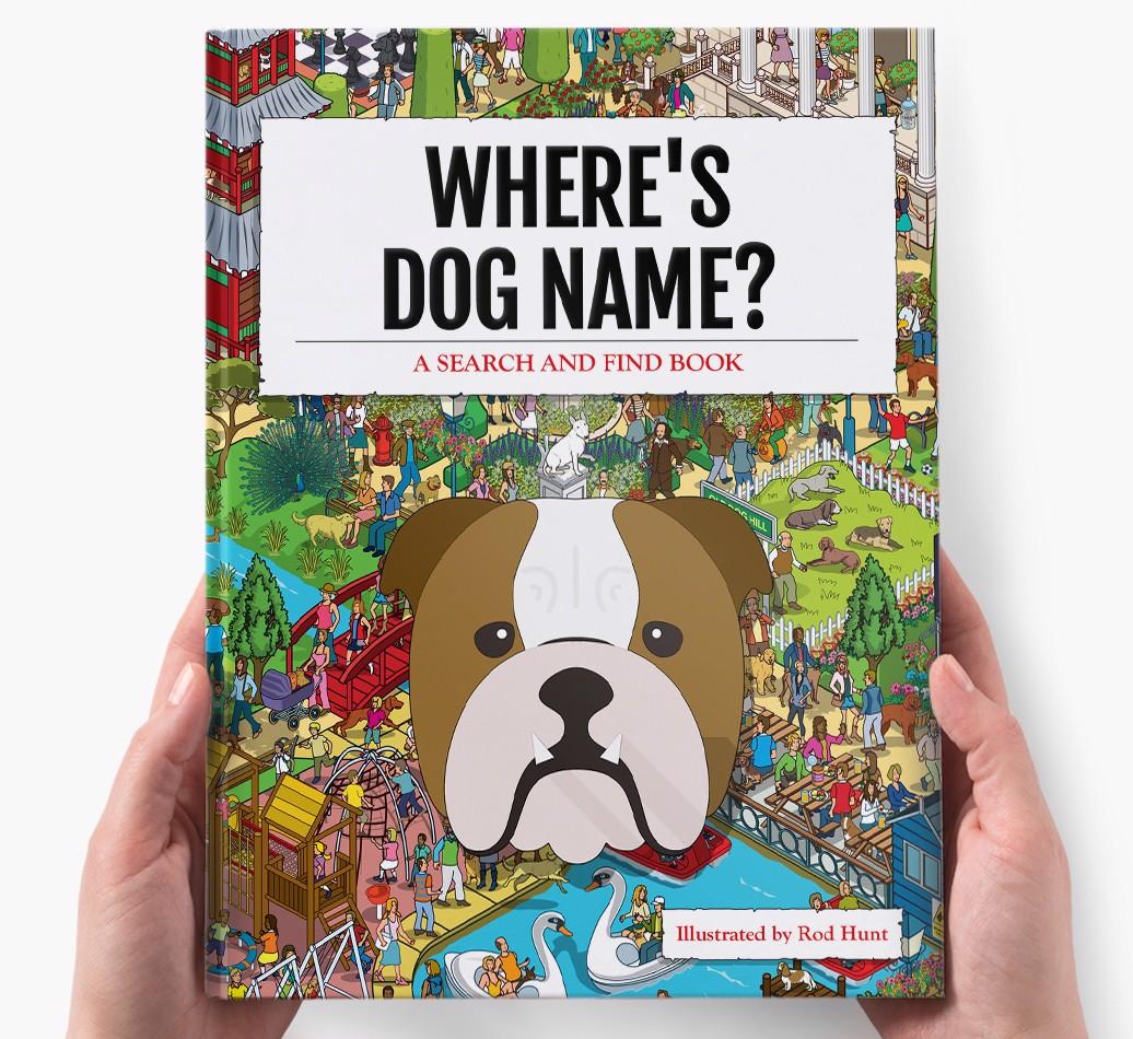 Personalised Where's {dogsName} Book