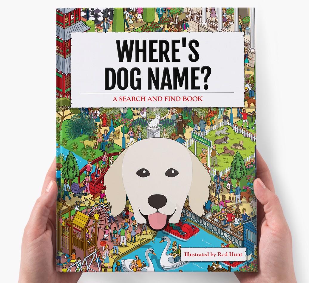 Personalised Where's {dogsName} Book