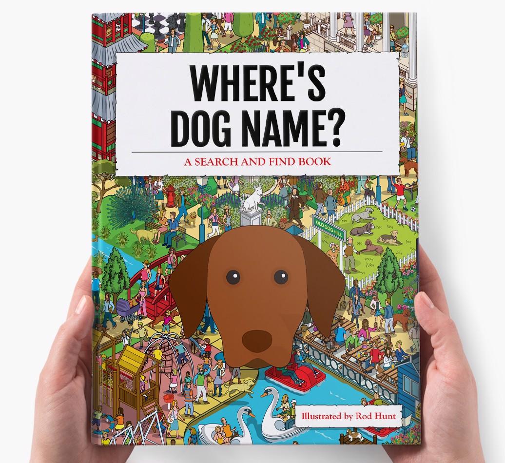 Personalised Where's {dogsName} Book
