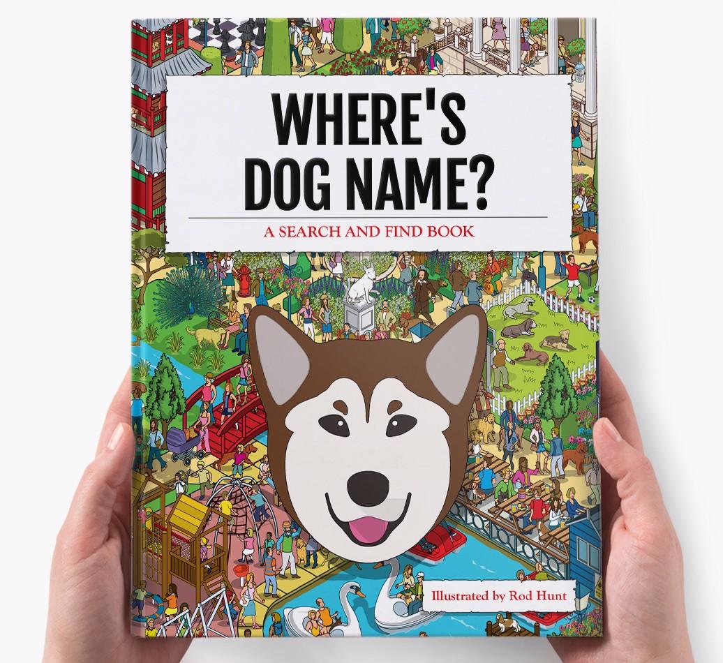 Personalised Where's {dogsName} Book