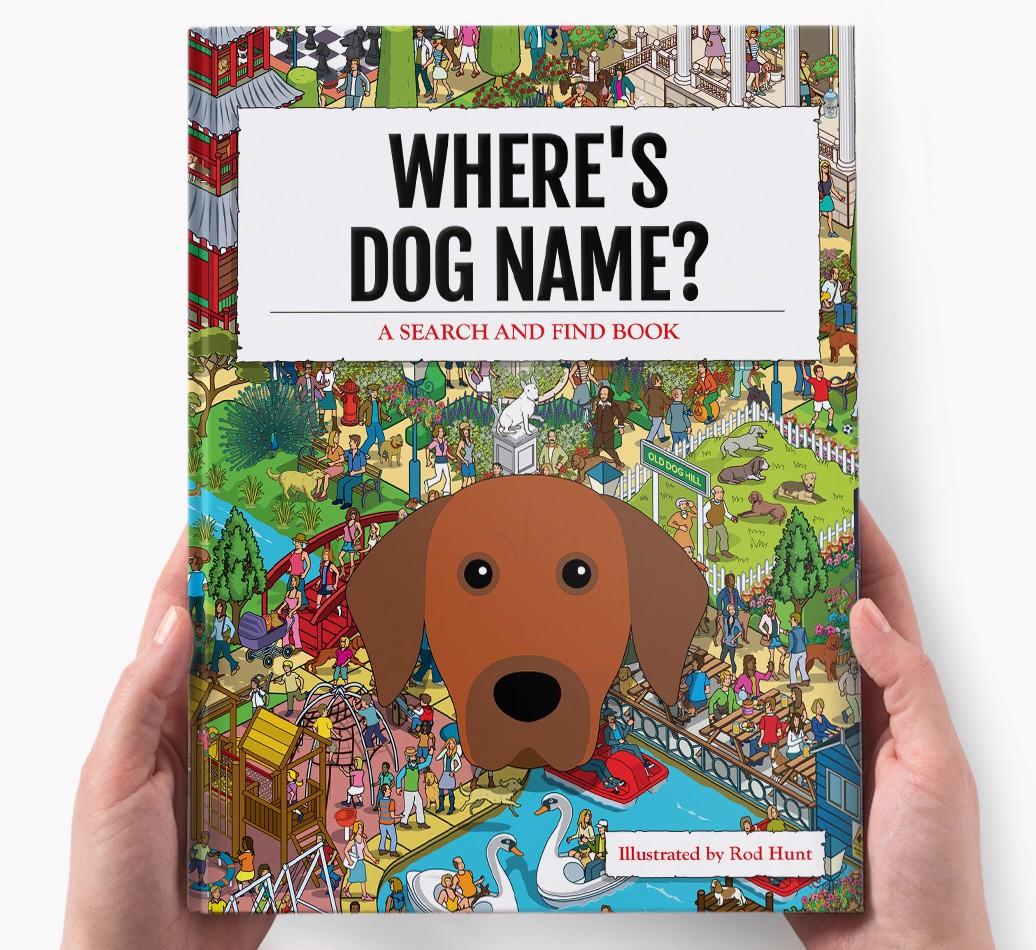 Personalised Where's {dogsName} Book