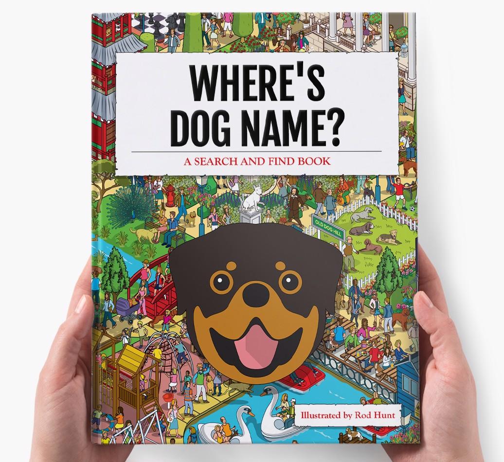 Personalised Where's {dogsName} Book