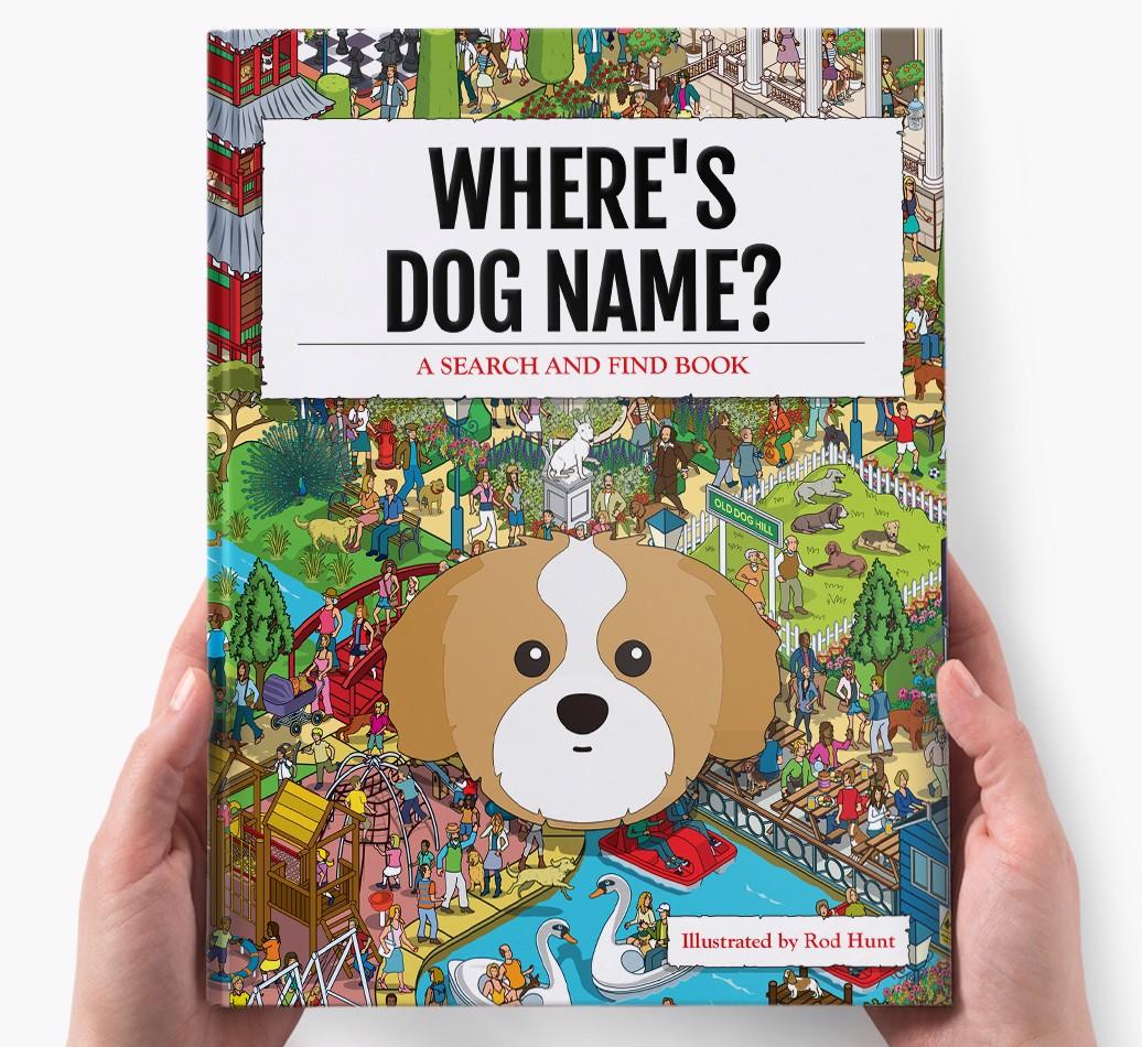 Personalised Where's {dogsName} Book