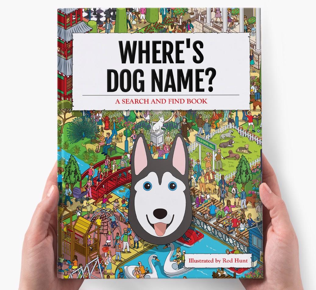 Personalised Where's {dogsName} Book