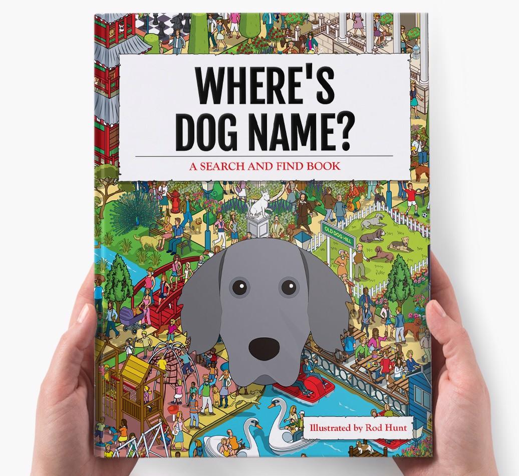 Personalised Where's {dogsName} Book