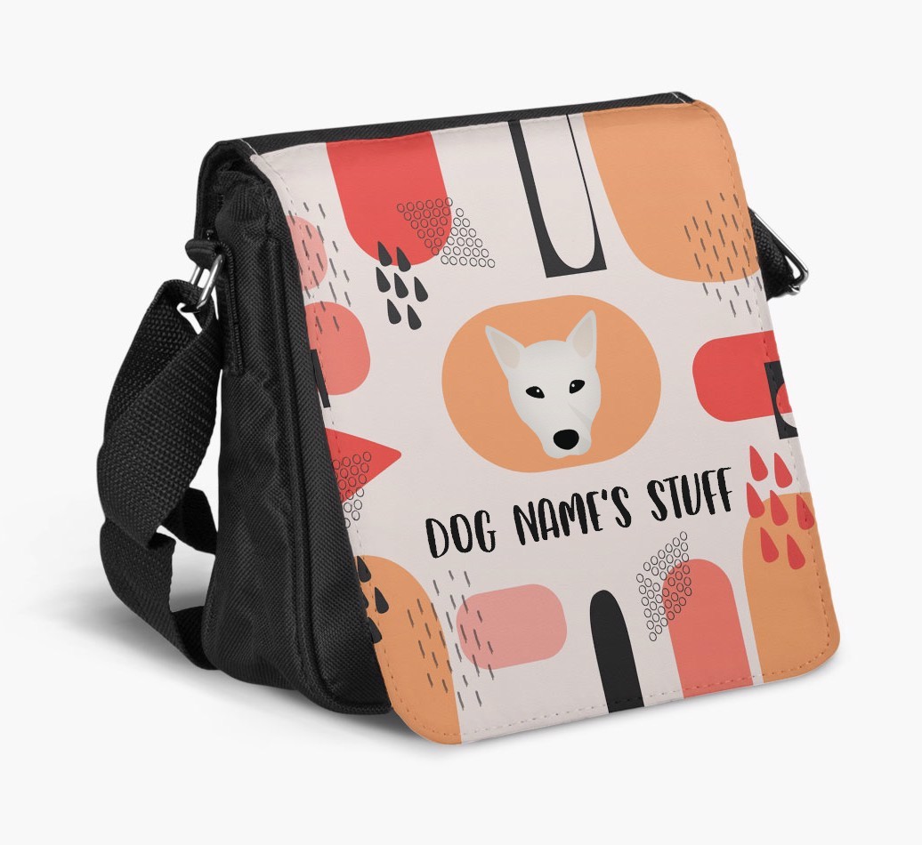Personalised Shoulder Bag with Abstract Pattern and {breedFullName} Icon