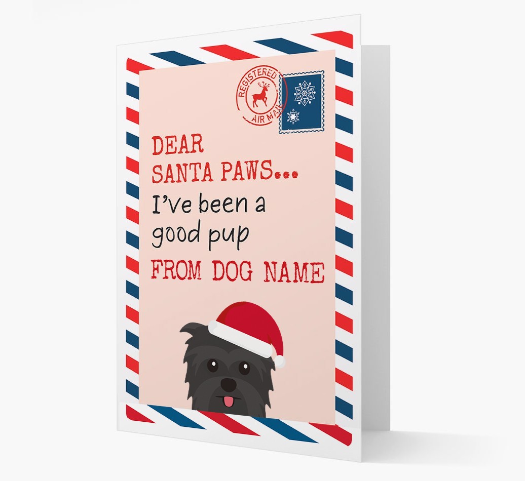 'Dear Santa' Card with your {breedFullName} Christmas Icon