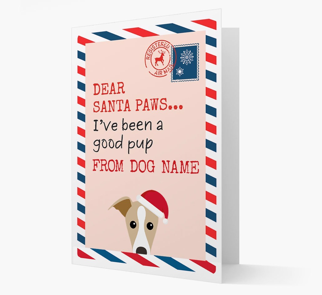 'Dear Santa' Card with your {breedFullName} Christmas Icon