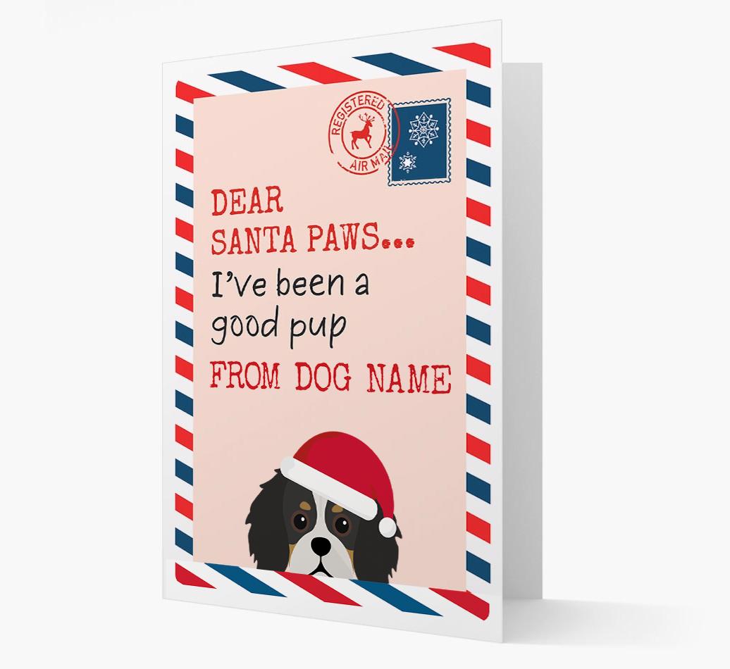 'Dear Santa' Card with your {breedFullName} Christmas Icon