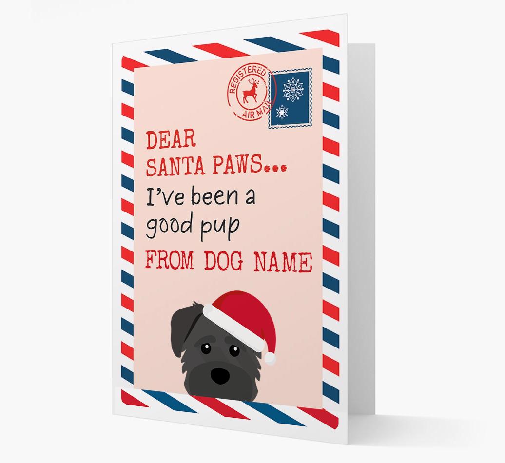 'Dear Santa' Card with your {breedFullName} Christmas Icon