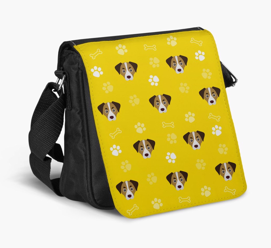 Shoulder Bag with Paw Pattern and {breedFullName} Icons
