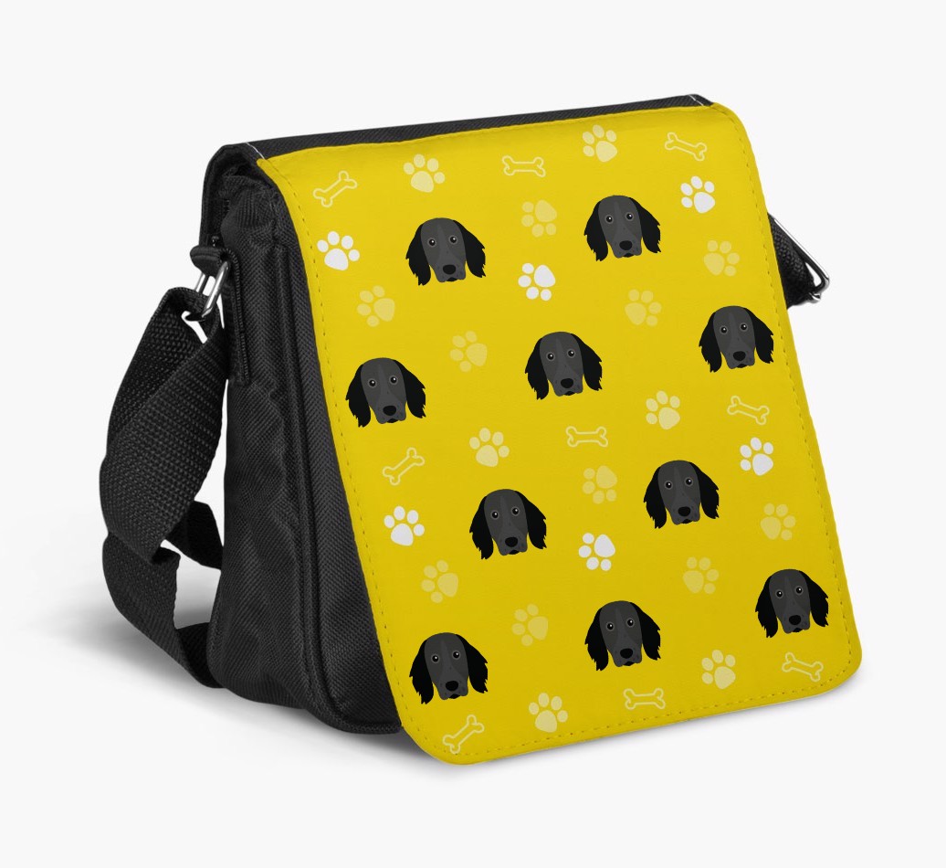 Shoulder Bag with Paw Pattern and {breedFullName} Icons