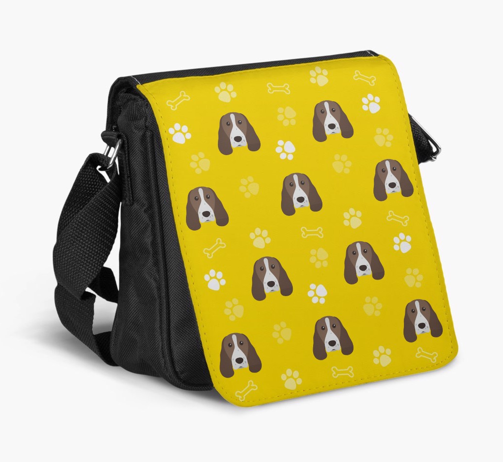 Shoulder Bag with Paw Pattern and {breedFullName} Icons