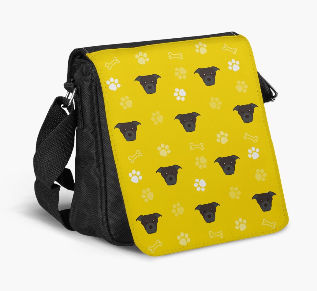 Shoulder Bag with Paw Pattern and {breedFullName} Icons