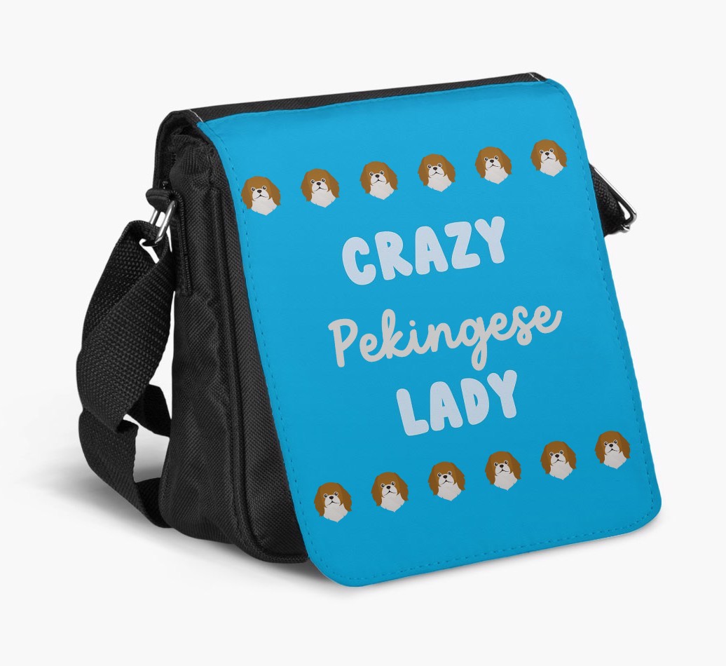 Crazy {breedShortName} Lady : Personalized {breedFullName} Walking Bag