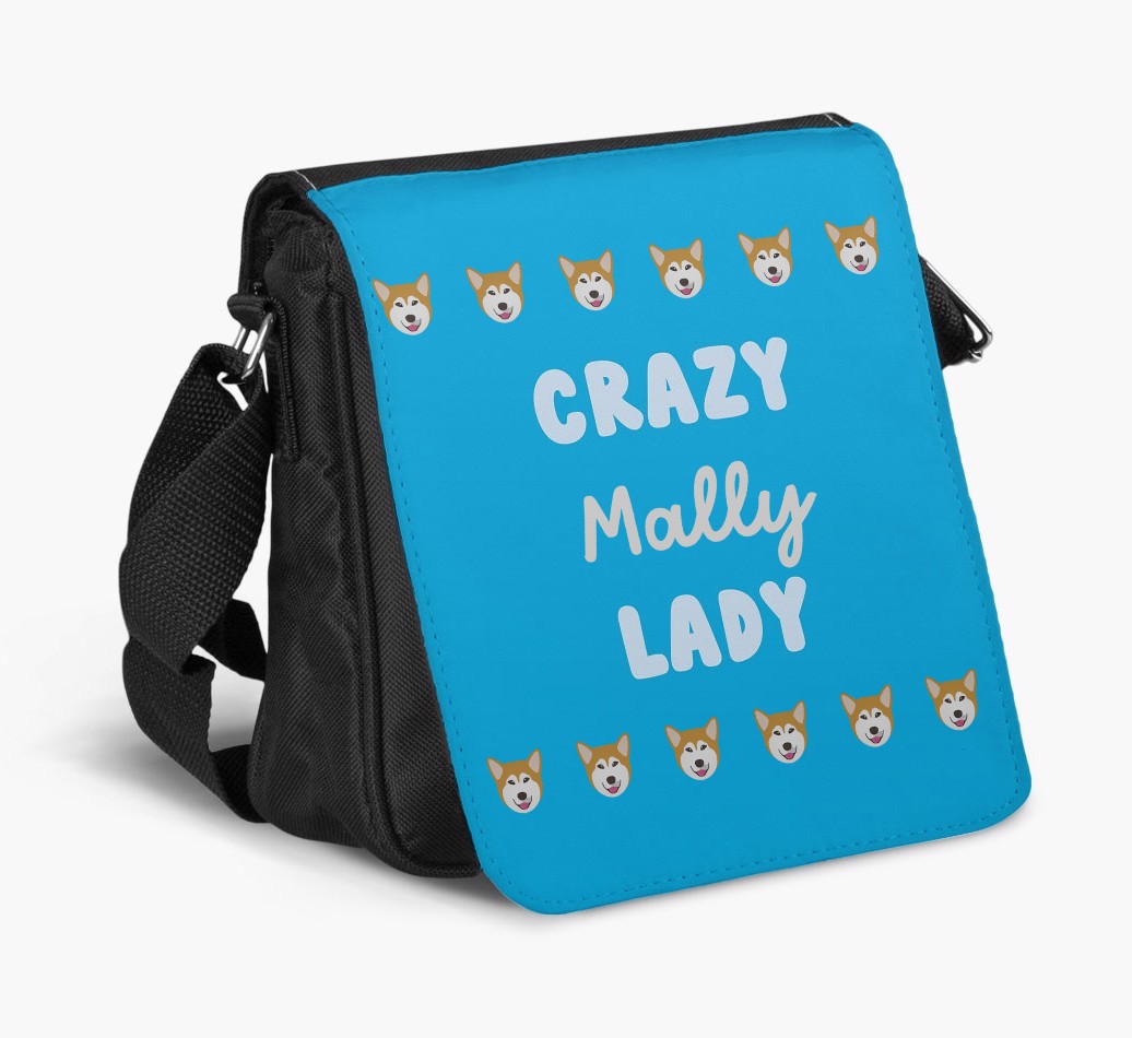 Crazy {breedShortName} Lady : Personalized {breedFullName} Walking Bag