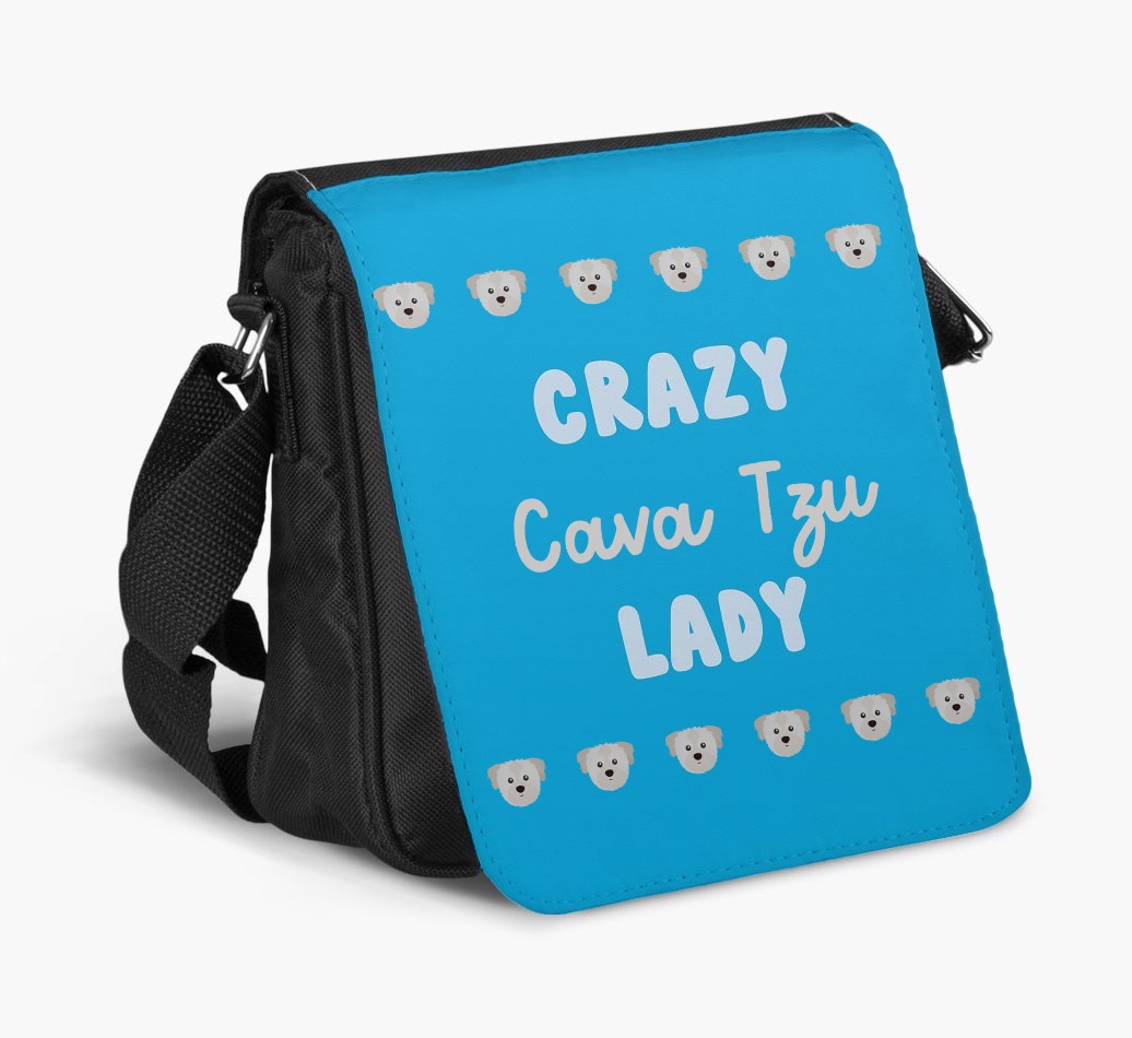 Crazy {breedShortName} Lady : Personalized {breedFullName} Walking Bag
