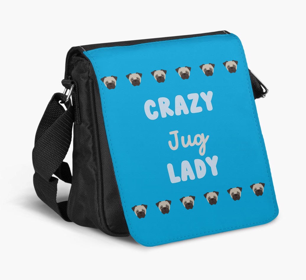 Crazy {breedShortName} Lady : Personalized {breedFullName} Walking Bag