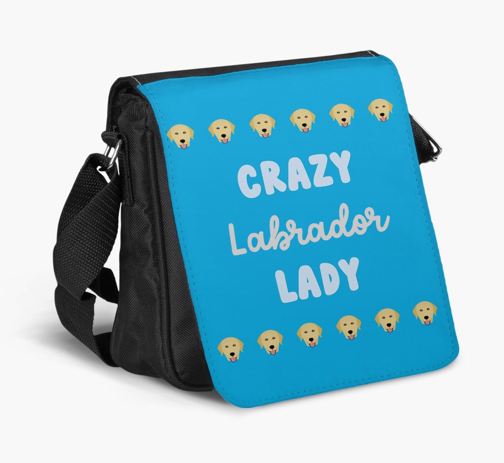 Crazy {breedShortName} Lady : Personalized {breedFullName} Walking Bag