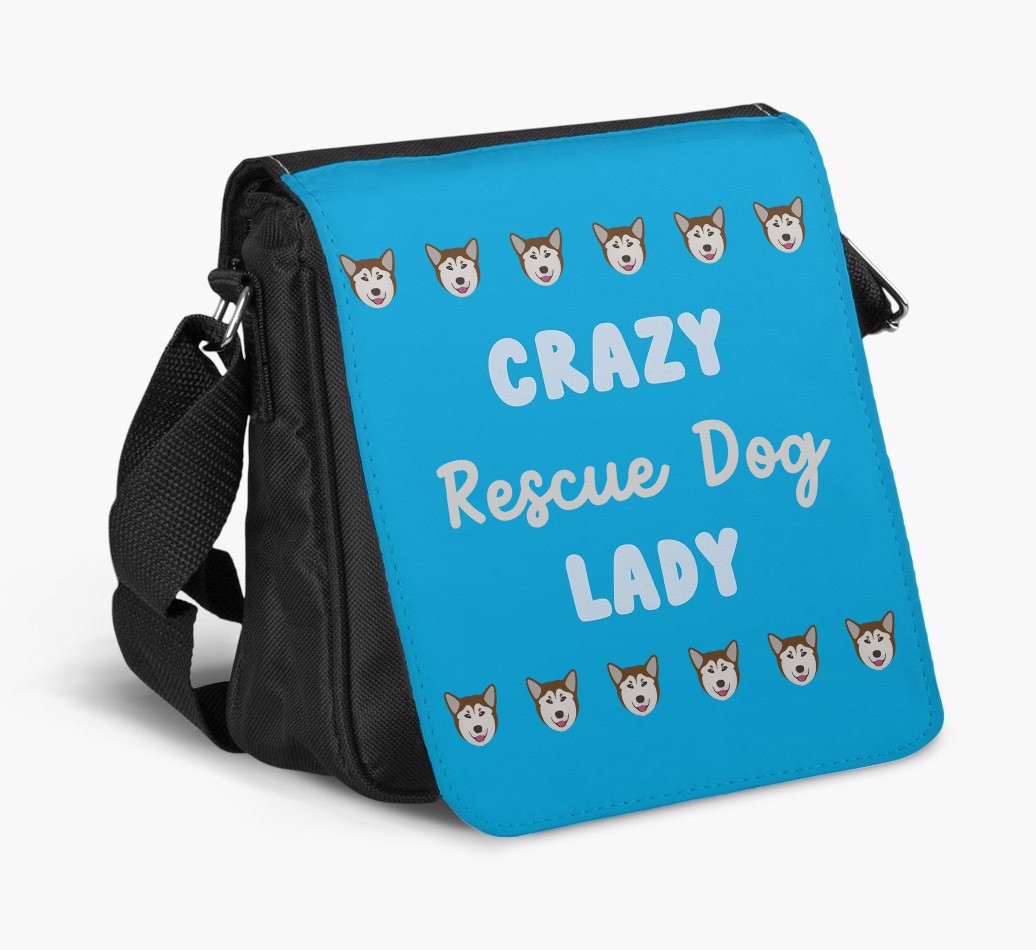 Crazy {breedShortName} Lady : Personalized {breedFullName} Walking Bag