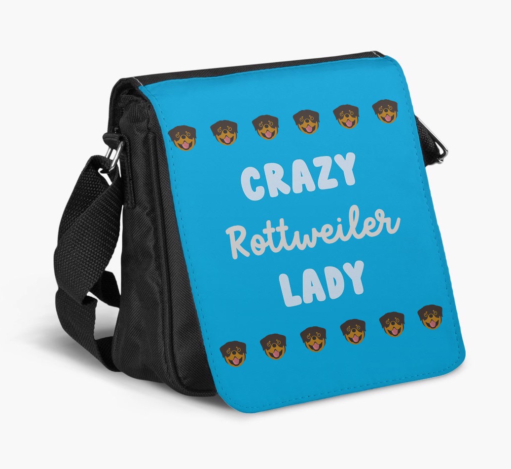 Crazy {breedShortName} Lady : Personalized {breedFullName} Walking Bag