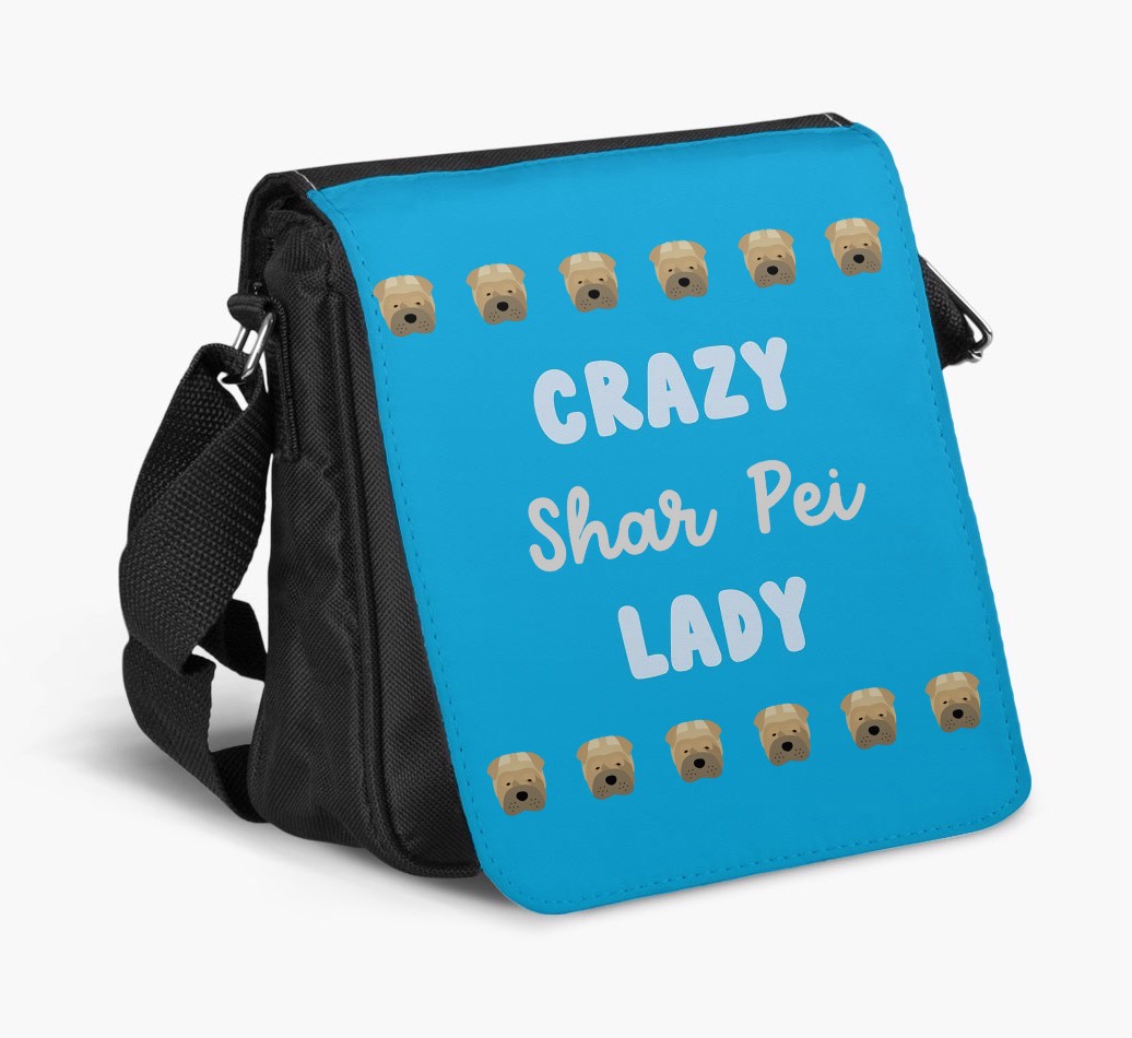 Crazy {breedShortName} Lady : Personalized {breedFullName} Walking Bag